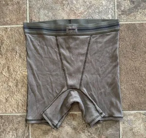 Skims Cotton Rib Boxer Army Size Small thumbnail 1