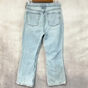 FRAME Le High N Tight Crop Mini Boot Jeans Womens 28 Distressed Grunge‎ Indie thumbnail 2
