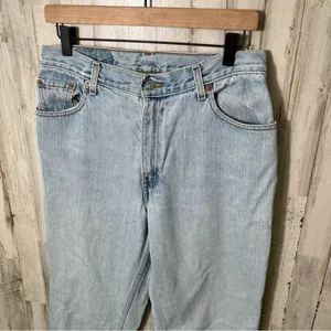 Vintage 90s Levis 550 High Rise Tapered‎ Leg Relaxed Fit Cotton Womens Size 12 thumbnail 3