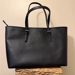 Michael Michael Kors Black Saffiano Leather Tote Bag thumbnail 5