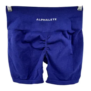 Alphalete Amplify Shorts Ultra-High Rise Seamless Compression Sapphire Medium thumbnail 2
