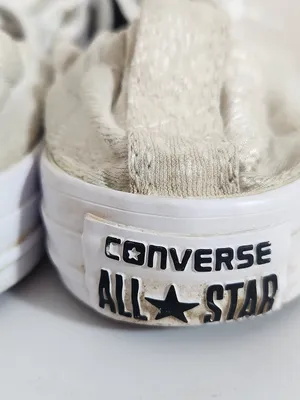 Converse Cream and White Womens All-Star Shoreline Slip-On Sneakers Size 7 thumbnail 5
