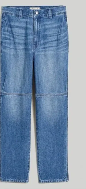 Madewell High Rise Cropped Tapered Leg Jeans in Ventnor Wash Size 30 thumbnail 1