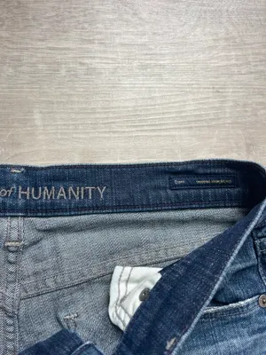 Citizens Of Humanity Dani Low Waist Cropped Straight Leg Cuffed Jeans Size 28 thumbnail 4