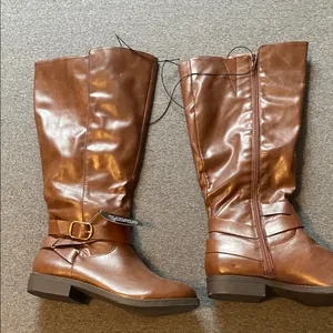 Style & Co. Tan Over the Knee Boots thumbnail 1