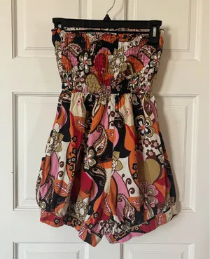 Xhilaration Romper Floral thumbnail 2