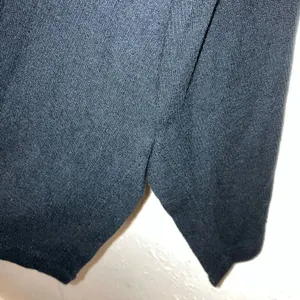 Soft surrounding Black Ribbed V-Neck Off Shoulder Tunic S Modal Blend #712 thumbnail 3