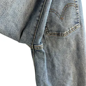 Levi's Wedgie Straight Jeans Sz 26‎ Blue High Rise Button Fly Classic Clean Girl thumbnail 6