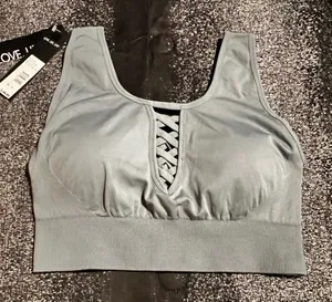 Love this life Womens 1X NWT Sports Bra with padding thumbnail 1