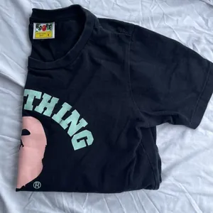 Vintage A Bathing Ape BAPE Logo Pink Green T-Shirt Women’s Size Small thumbnail 15