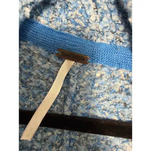 Free People BFF Big Blue Cardigan Sweater Oversized Slouchy Size Medium thumbnail 4