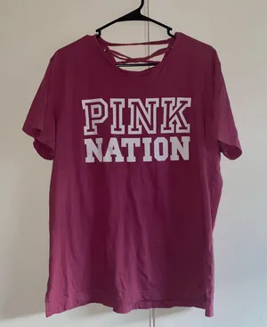 Corset back PINK shirt thumbnail 1