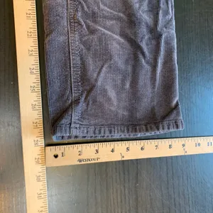 Pilcro and the Letterpress Women Gray Corduroy Straight Leg Pants 30 Tall Preppy thumbnail 9