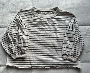 free people striped top thumbnail 1