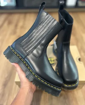 DR MARTENS Amaayah LO black leather zippered boots shoes women’s 7 new thumbnail 8