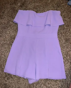 These Three Boutique Lilac Shade Romper thumbnail 1
