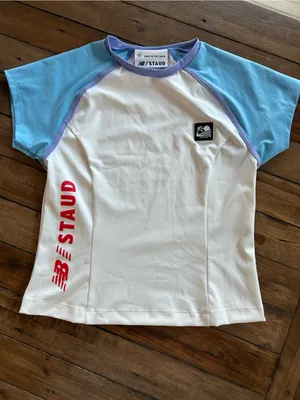 Staud x New Balance Women’s Rash Guard Swim T Shirt M thumbnail 5