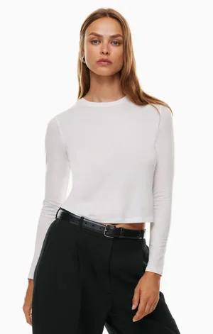 TNA Aritzia Long sleeve white top thumbnail 1