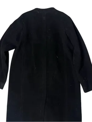 BOGNER Black Coat Virgin Wool Cashmere Blend Double Breasted Womens Size 8 EU 38 thumbnail 5