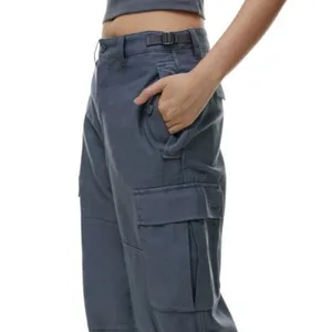 Aritzia TNA Supply Cargo Gray Cotton Pants Size‎ 8 thumbnail 3