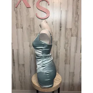 Windsor Chic Moves Sleek Satin Mini Dress size XSmall thumbnail 5