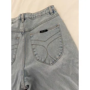 Rollas Eastcoast Flare Jeans Light Wash Distressed High Rise Wide Leg‎ 27 x 28 thumbnail 3