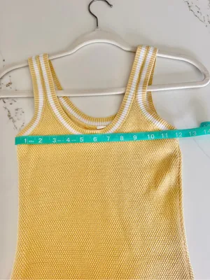 ALO Yoga Tennis Club Sweater Knit Dress - Warm Butter Yellow - XS - Like New thumbnail 6