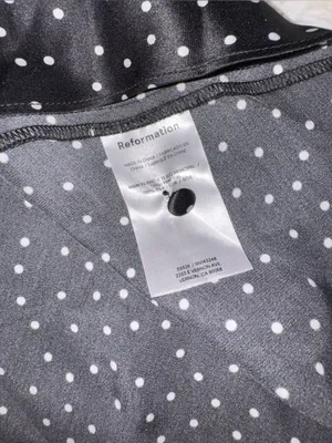 NEW Reformation Daniela Silk Selene Polka Dots Halter Maxi Sz 6 thumbnail 13