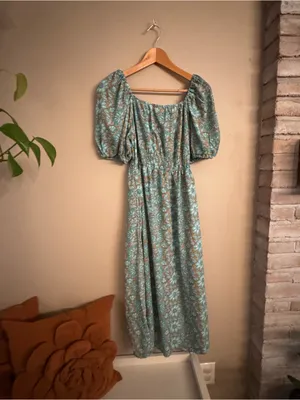 Vintage ANTHRO | BOEMO Floral Maxi‎ Dress thumbnail 4