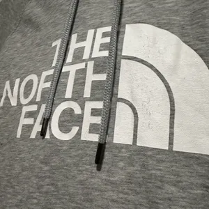 The North Face Women’s Sz: L Hoodie Sweatshirt Gray Half Dome Logo Pullover. thumbnail 8