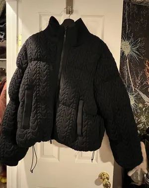 Black puffer jacket from target Size M thumbnail 1
