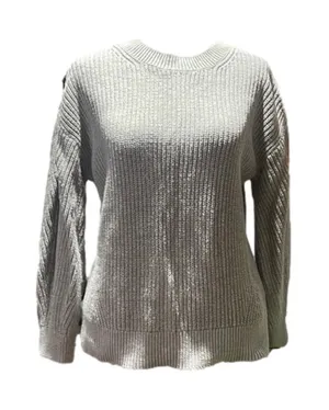 Gap Boatneck Sweater Heather Gray Women's Small thumbnail 1