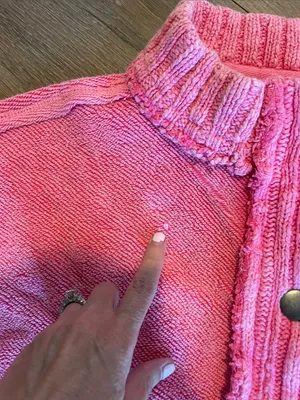 Free People Cute in This Cardi Sweater- size Large thumbnail 3