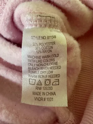 Vintage Havana Baby Pink Quarter-Zip Pullover Sweatshirt thumbnail 9