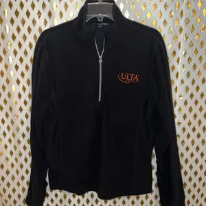 Ulta quarter zip sweater fleece black size S thumbnail 1