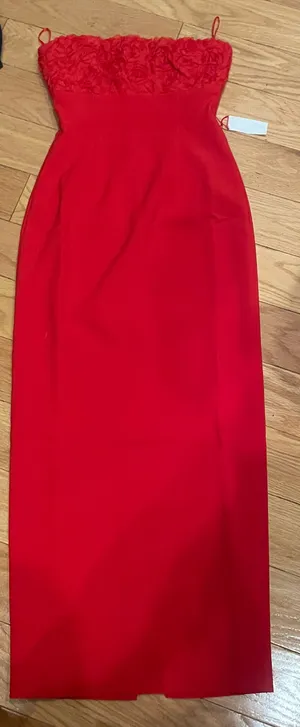 RUNAWAY THE LABEL Lottie Dress Red thumbnail 4