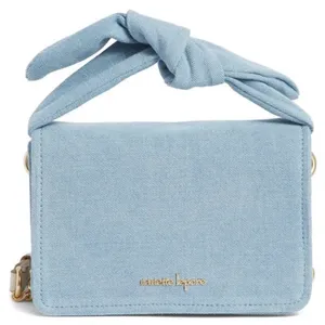 Nanette Lepore Light Blue Denim Convertible Purse Crossbody Bag Minimalist thumbnail 1