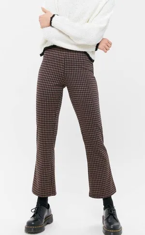 Urban Outfitters Kick Flare Gingham Pants thumbnail 2