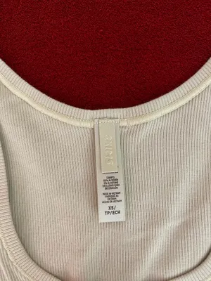 SKIMS cotton rib tank in stone size XS thumbnail 4