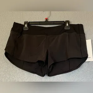 NWT Lululemon Speed Up LR Shorts 2.5” Lined Size 12 in Black thumbnail 7