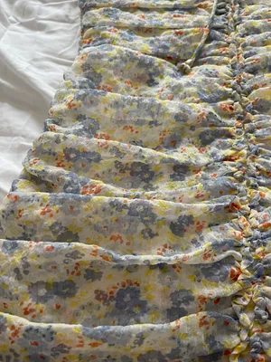 Ruby and Jenna strapless floral keyhole dress thumbnail 2