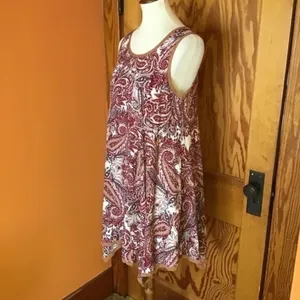 Paisley Anthropologie Entro Beachy midi dress thumbnail 8