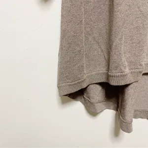 Alice & Olivia Tan Short Sleeve Crew Neck Tunic Sweater thumbnail 3