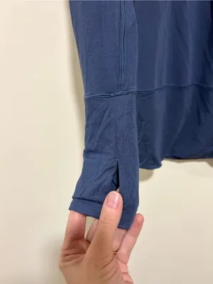 Lululemon Rule the Day Long Sleeve in Code Blue Size 6 Small thumbnail 4