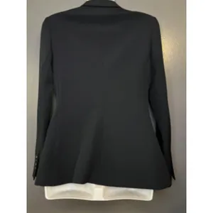 Express Blazer Womens 6 Black One Button Lined Stretch Notch Lapel Suit Jacket thumbnail 7