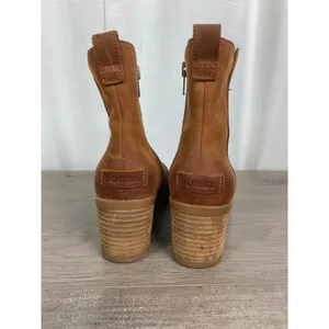Sorel Waterproof Cate Distressed Leather Booties Sz.9 thumbnail 5