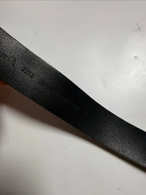Carhartt Women’s Bridle Leather Debossed Keeper (Black) Belt Sz L thumbnail 4