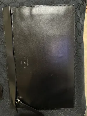 Gucci Black GG Shoulder Tote thumbnail 11