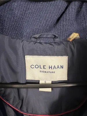 E7. Cole Haan Navy Packable Quilted Puffer Coat thumbnail 2