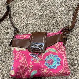 Ralph Lauren Chaps Pink Pamela crossbody purse thumbnail 1